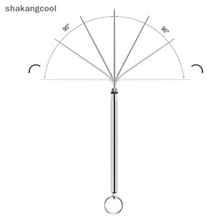 Shakangcool ไม้จิ้มฟันสเตนเลส ขนาดเล็ก กันน้ํา ใช้ซ้ําได้ SGL