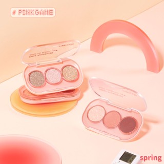 3-in-1 PINKFLASH พาเลทอายแชโดว์ เนื้อแมตต์ ชิมเมอร์ เพชรในเศษซาก ราคาถูก ราคาถูก และอบอุ่น สีน้ําตาล