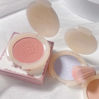 Spot second hair# kakashow monochrome blush slightly tipsy sweetheart blush peach orange naked powder matte natural blush slim matte women 8.cc