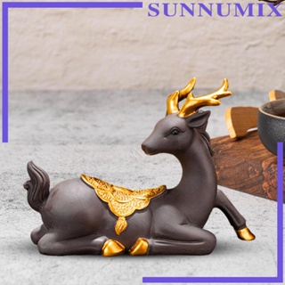 [Sunnimix] ฟิกเกอร์รูปปั้นกวาง สไตล์โมเดิร์น สําหรับตกแต่งบ้าน ออฟฟิศ