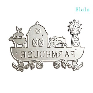 แม่แบบโลหะตัดกระดาษ รูปเรือ Blala สําหรับตกแต่งสมุดภาพ การ์ด DIY