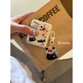 เคสหูฟังบลูทูธไร้สาย ลายสัตว์น้อย สไตล์ญี่ปุ่น และเกาหลีใต้ สําหรับ Airpods3 Pro2 Generation Pro