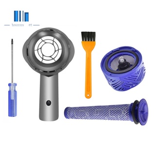 ชุดฝาครอบมอเตอร์ด้านหลัง แบบเปลี่ยน สําหรับเครื่องดูดฝุ่นสุญญากาศ Dyson V6 DC58 DC59 DC61 DC62 DC63 DC74