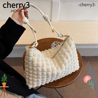 Cherry3 กระเป๋าสะพายไหล่ กระเป๋าเมสเซนเจอร์ ความจุขนาดใหญ่ แฟชั่นสําหรับสตรี