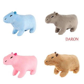 Daron Capybara ของเล่นตุ๊กตาการ์ตูนหนูน่ารัก ของขวัญคริสต์มาส สําหรับเด็ก