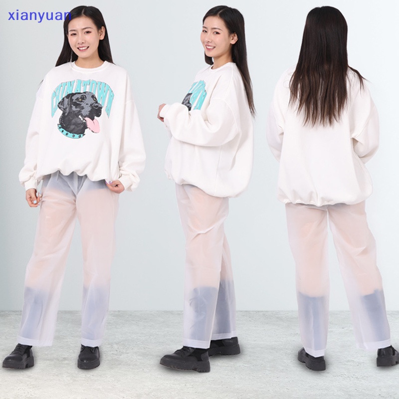Xianyuan กางเกงกันฝน หนัง PU กันน้ํา เหมาะกับใส่เล่นกีฬากลางแจ้ง สําหรับเด็กวัยหัดเดิน ราคา ถูกที่สุด ดีลบีเคเค แกลเลอรีภาพที่ 3