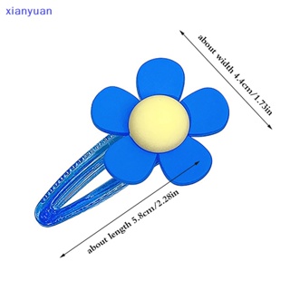 Xianyuan กิ๊บติดผม รูปดอกไม้ สีแคนดี้ สําหรับผู้หญิง XY