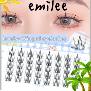 Emilee ขนตาปลอมไฟเบอร์เทียม ดูเป็นธรรมชาติ สําหรับผู้หญิง