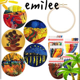 Emilee ชุดปักครอสติช แฮนด์เมด สําหรับตกแต่งบ้าน