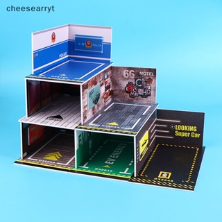 Chee Diorama โมเดลรถยนต์ PVC พร้อมไฟ 1:32 DIY ของเล่นสําหรับเด็ก