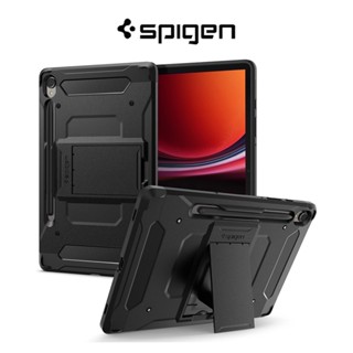 SPIGEN เคสโทรศัพท์มือถือแบบแข็ง พร้อมขาตั้งวาง และช่องใส่ปากกา สําหรับ Samsung Galaxy Tab S9 (11 นิ้ว) Tough Armor Pro Galaxy Tab S9