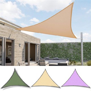 Outdoor Sun Shade Sail Garden Patio Awning Canopy Waterproof UV Triangle Cover