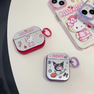 SANRIO เคสหูฟังบลูทูธไร้สาย TPU ใส แบบนิ่ม ลายการ์ตูนซานริโอ้ สําหรับ AirPods 1 2 3 Pro2 2022