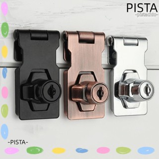 Pista กลอนล็อกกุญแจ โลหะผสมสังกะสี ไม่ต้องเจาะ สําหรับตู้เสื้อผ้า สํานักงาน