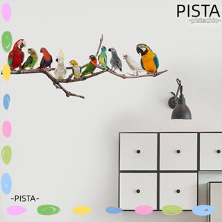 Pista สติกเกอร์ติดผนัง มีกาวในตัว นํากลับมาใช้ใหม่ได้ สําหรับห้องนอนเด็ก