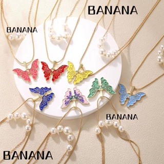 Banana1 สร้อยคอมุก เครื่องประดับ DIY สําหรับตุ๊กตาบาร์บี้