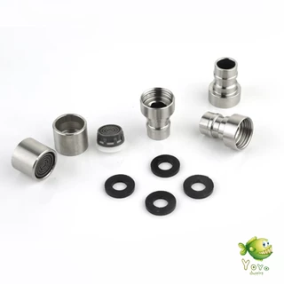 YOYO สแตนเลส 304 ขั้วต่อก๊อกน้ำหัวฉีดอะแดปเตอร์ก๊อกน้ำ G1/2" Faucet Adapter Nozzle