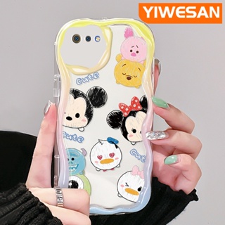 เคสโทรศัพท์มือถือ แบบใส กันกระแทก ลายการ์ตูนมิกกี้ มินนี่เมาส์น่ารัก สีสันสดใส สําหรับ Realme C2 C2S OPPO A1K