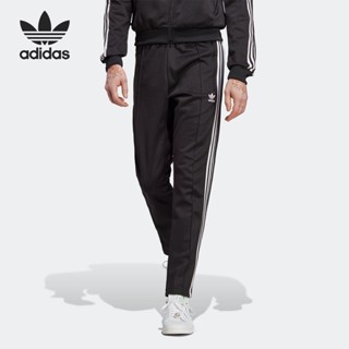 【พร้อมส่ง】กางเกงขายาวลําลอง ปักลายโลโก้ Adidas ของแท้ 100% ทรงหลวม ระบายอากาศ สําหรับผู้ชาย IA4788