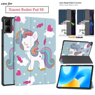 เคสแท็บเล็ตหนัง PC แข็ง กันกระแทก สําหรับ Xiaomi Redmi Pad SE 10 นิ้ว