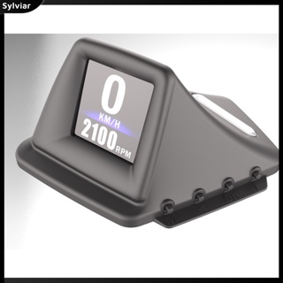 [sylviar] เครื่องวัดความเร็วรถยนต์ Ap-1 Hud Head-up OBD + GPS ระบบคู่ 4 ชิ้น