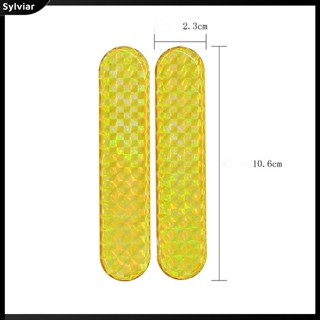 [sylviar] สติกเกอร์เทปสะท้อนแสง เพื่อความปลอดภัย สําหรับติดประตูรถยนต์