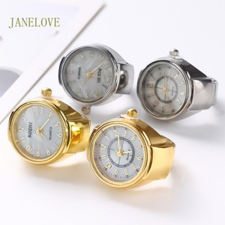 Jlove แหวนนิ้วมือ ทรงกลม เครื่องประดับ สําหรับวัยรุ่น นาฬิกาควอตซ์ แหวนนิ้ว