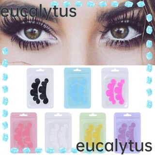 Eucalytus1 แผ่นซิลิโคน สําหรับดัดขนตา 1 คู่