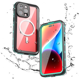 Multipurpose Waterproof Case 360°full body Protection Cover Compatible For iphone 15 Plus 14 13 Pro Max Swimming Casing Underwater Diving Outdoor Sports Dropproof Phone Casing