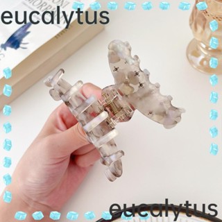 Eucalytus1 กิ๊บติดผม ลายดอกไม้ ปลาฉลาม คุณภาพดี สําหรับผู้หญิง