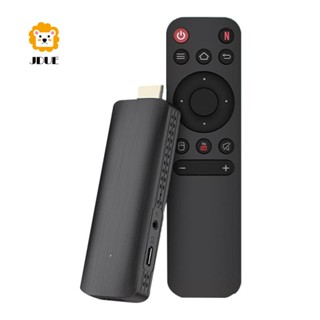 กล่องทีวี สติ๊กทีวี พลาสติก สีดํา Android TV HDR Set Top OS 4K BT5.0 WiFi 6 2.4/5.8G Android 10 Smart Sticks Android Media Player