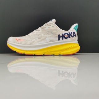 Hoka ONE ONE Clifton 9 รองเท้าผ้าใบลําลอง ระบายอากาศ เหมาะกับการวิ่ง เล่นกีฬา แฟชั่นสําหรับผู้ชาย ผู้หญิง hqaexl22 1U933