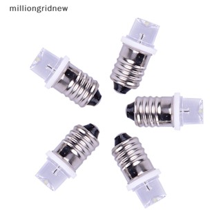 [milliongridnew] หลอดไฟ Led E10 DC 3V 4.5V 5 ชิ้น ต่อชุด WQL