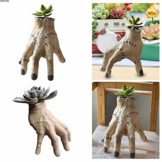 [พร้อมส่ง] Addams Family Broken Hand Flower Pot Halloween Atmosphere Decoration Outdoor Gardening Supplies