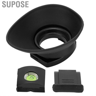 Supose Viewfinder Protector Protective Soft Durable  Eyecup  Ear Shape Replacement with Hot Shoe Level Cover for D800