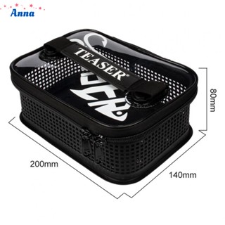 【Anna】Lure boat fishing bag bait box iron storage bag mesh fishing tackle box