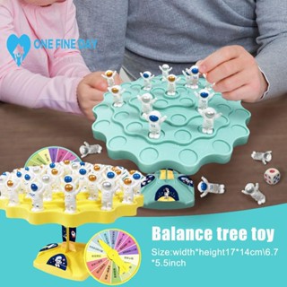 เกมกระดาน สมดุลอวกาศ ต้นไม้ต่อสู้ Jenga เพื่อการเรียนรู้ สําหรับเด็ก Q7U2