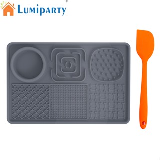 Lumiparty เสื่อให้อาหารสุนัข แบบตัวดูดสุญญากาศ ขนาด 30.48x20.32x4.18 ซม. คุณภาพพรีเมี่ยม