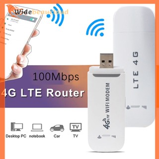 Widebeaucloud อะแดปเตอร์ส่งสัญญาณ WiFi ไร้สาย 4G USB 100Mbps ปลั๊กได้ สําหรับบ้าน ออฟฟิศ