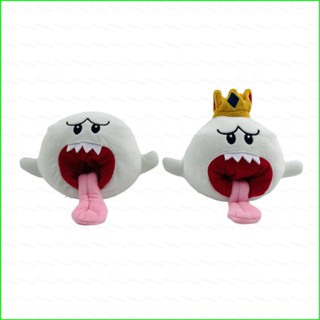 Sqt ตุ๊กตานุ่ม รูปการ์ตูนซูเปอร์มาริโอ้ Bros Boo and King Boo ของขวัญ สําหรับตกแต่งบ้าน เก็บสะสม