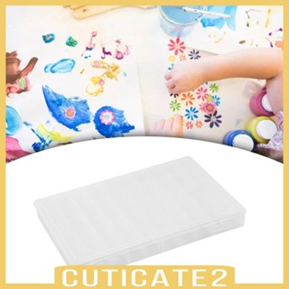 [Cuticate2] กล่องใส 24 ช่อง สําหรับเก็บเครื่องประดับ ลูกปัด ขนาดเล็ก