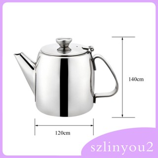 [szlinyou2] เหยือกกาต้มน้ํา กาน้ําชา กาแฟ สเตนเลส ขนาด 500 มล. 1 ชิ้น