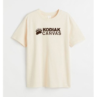 KODIAK CANVAS T SHIRT CAMPING เสื้อยืด แคปปิ้ง กางเต๊นท์ ผ้า COTTON 100% NO.32 SIZE S-3XL