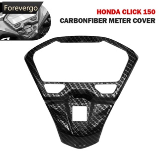 Forevergo ฝาครอบแผงเกจวัดรอบทิศทาง คาร์บอนไฟเบอร์ สําหรับ Honda Click 125i 150i 125 V2 C2W9