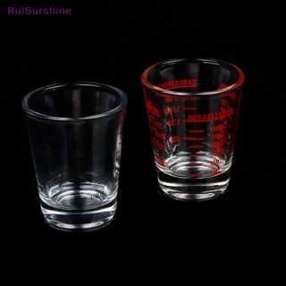 Ruisurshine ใหม่ ถ้วยตวงของเหลว พร้อมสเกล 30 มล. 1 ชิ้น