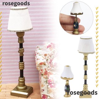 Rosegoods1 โคมไฟจิ๋ว เฟอร์นิเจอร์บ้านตุ๊กตา 1:12