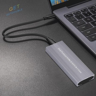 [Getdouble.th] เคส SSD โปรโตคอลคู่ สําหรับ M.2 SATA NVME 2230 2242 2260 2280 SSD