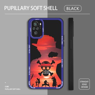 เคสโทรศัพท์ซิลิโคน TPU แบบนิ่ม ลายการ์ตูนลูฟี่ กันกระแทก สําหรับ Redmi Note 10 11 Pro 5G 10S 11S