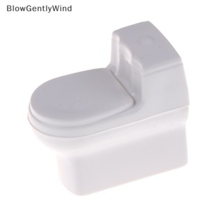 Blowgentlywind โมเดลห้องน้ําจิ๋ว DIY สําหรับตกแต่งบ้านตุ๊กตา BGW