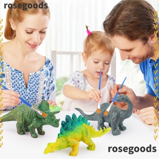 Rosegoods1 ของเล่นเด็ก ไดโนเสาร์วาดภาพ เสริมการศึกษาเด็ก DIY